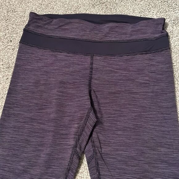Lululemon-Run: Inspire Crop‎ II-Sz 6 -Wee Are From Space Deep Indigo - Picture 2 of 6